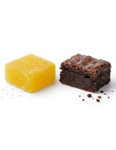 Pack 600 mg - Bonbon THC Citron 🍋 + Brownie THC Chocolat 🍫 couper