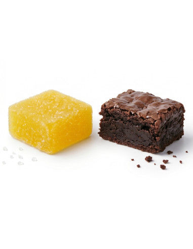 Pack 600 mg - Bonbon THC Citron 🍋 + Brownie THC Chocolat 🍫 couper