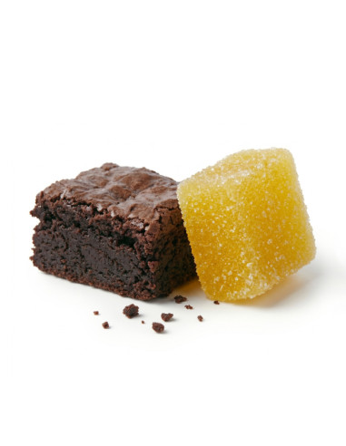 Pack 600 mg - Bonbon THC Citron 🍋 + Brownie THC Chocolat 🍫