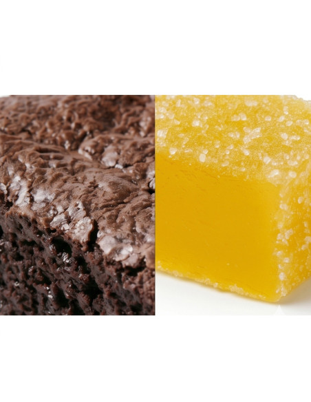 Pack 1200 mg - Bonbon THC Citron 🍋 + Brownie THC Chocolat 🍫 2