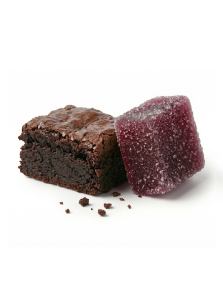Pack 1200 mg - Bonbon THC Cerise 🍒 + Brownie THC Chocolat 🍫