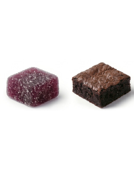 Pack 1200 mg - Bonbon THC Cerise 🍒 + Brownie THC Chocolat 🍫 2